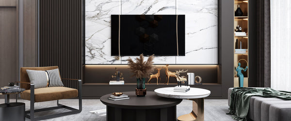 Villa TV cabinet design