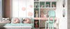 Girls' room design style in children's rooms