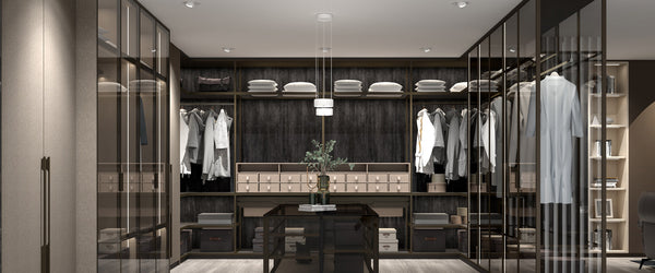 Modern minimalist style wardrobe