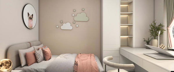 Girls' room design style in children's rooms