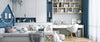 The design style of the boys' room in the children's room