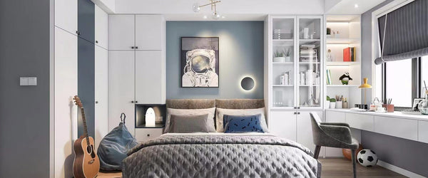 The design style of the boys' room in the children's room