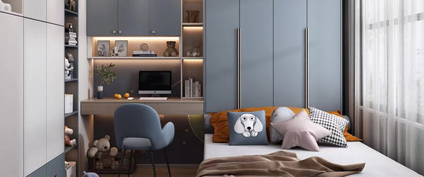 The design style of the boys' room in the children's room
