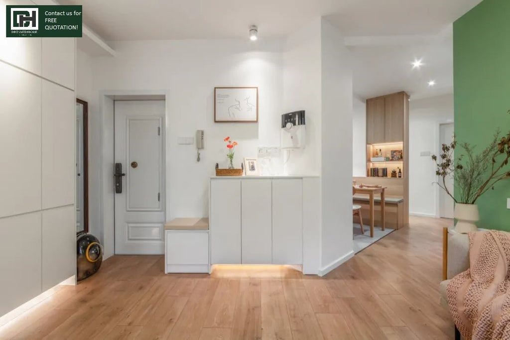 Style Showcase | 65 sqm Irregular Small Apartment with Double Bathrooms and Double Showers