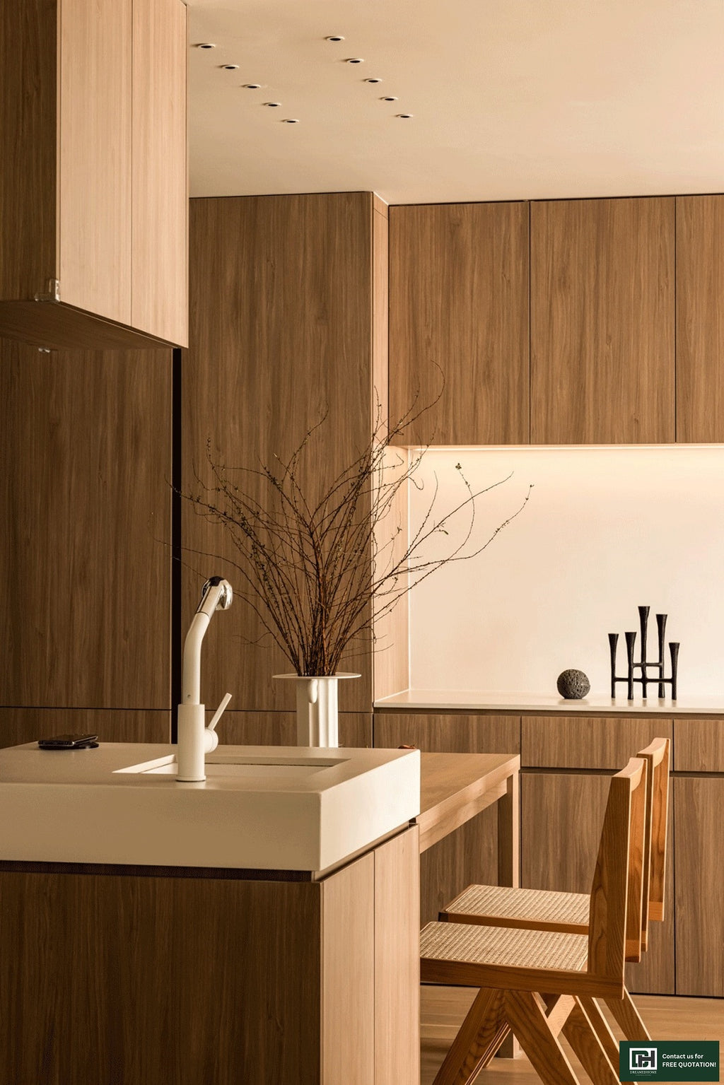 Luxury Redefined: Elevate Your Home with Walnut Kitchen and Bedroom Designs